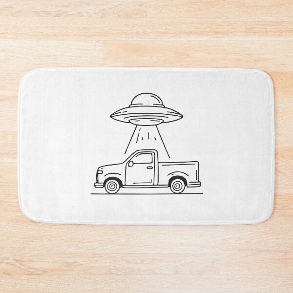 Item preview, UFO Over Pickup in Open Lot designed and sold by rasagamastore.