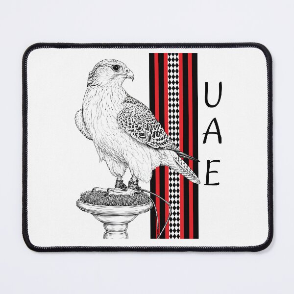Item preview, Emirati Falcon Heritage Line Art2 designed and sold by NUSKHAH UAE | Emirati Heritage Art.