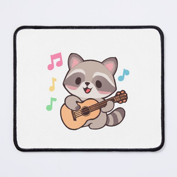 Item preview, Raccoon Guitar Player designed and sold by foryouandyours.