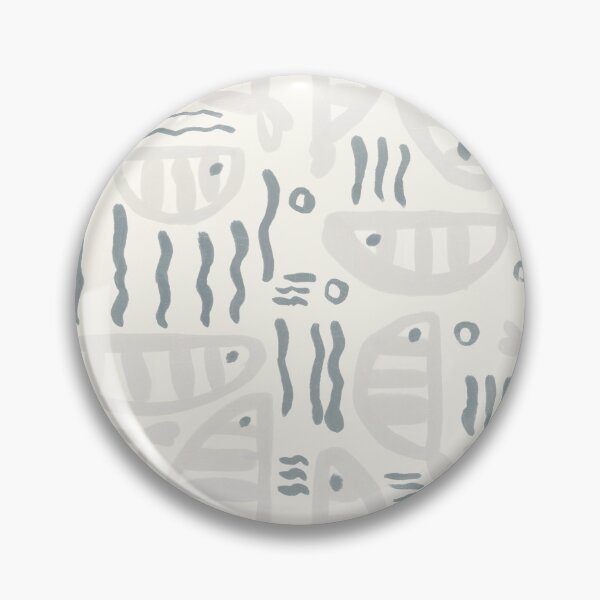Item preview, Abstract fish pattern in muted colors designed and sold by Aleksse.