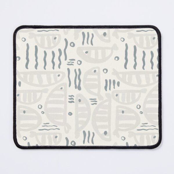 Item preview, Abstract fish pattern in muted colors designed and sold by Aleksse.