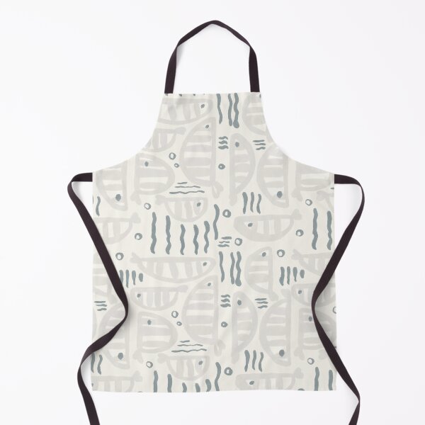 Item preview, Abstract fish pattern in muted colors designed and sold by Aleksse.
