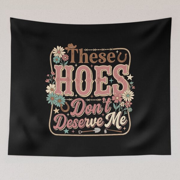 Item preview, These Hoes Don't Deserve Me Funny Sassy Retro Meme Typography designed and sold by get55shirt.