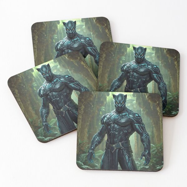 Item preview, Shadow Panther Guardian – Futuristic Warrior Hero Art designed and sold by lavanya11.