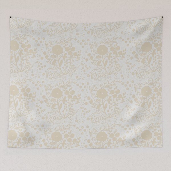 Item preview, Cottagecore Pastel Floral Stripes designed and sold by SILVERAPPLE.