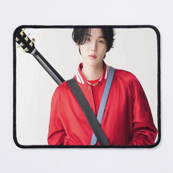 Item preview, Suga BTS Red Rockstar Guitar designed and sold by DiligentCreations.