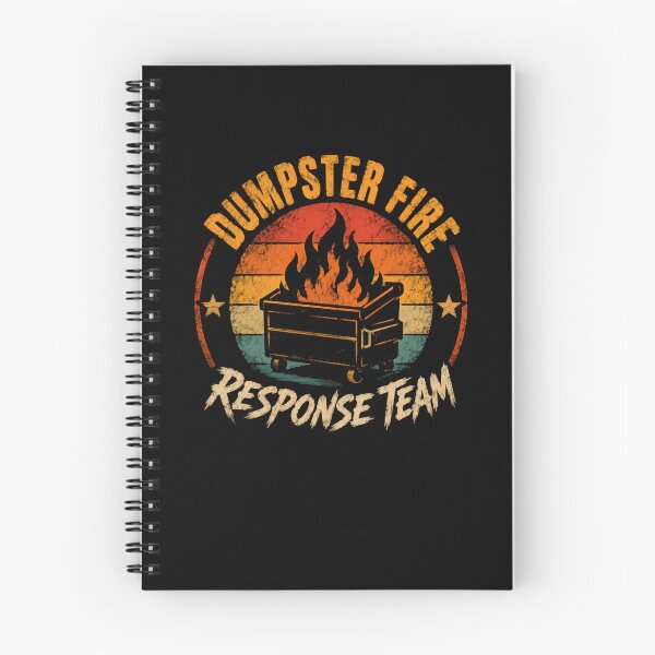 Item preview, Dumpster Fire Response Team Humorous Chaos Problem Solver designed and sold by JonesFlora2025.