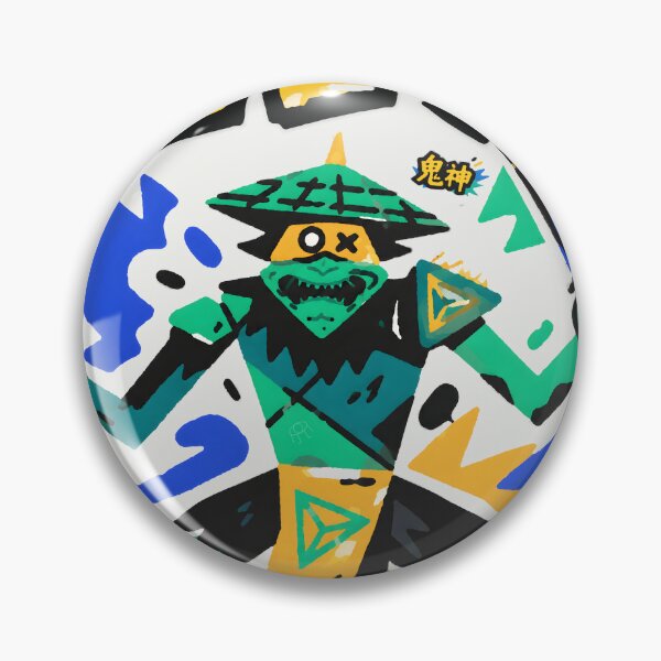 Item preview, コログ — Korogu the Friendly Demon Samurai designed and sold by Timelyrelic.