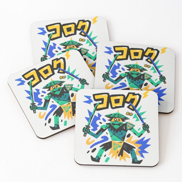 Item preview, コログ — Korogu the Friendly Demon Samurai designed and sold by Timelyrelic.