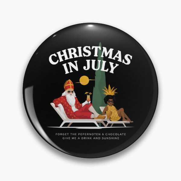 Item preview, Christmas In July – Sinterklaas Funny Dutch Belgian Holiday Shirt Pepernoten Forget Gift V2 designed and sold by DarylWelsh2024.