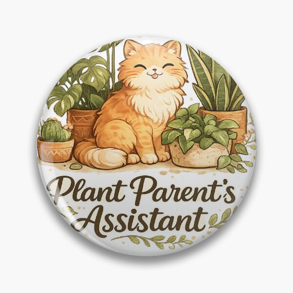Item preview, Plant Parent's Assistant Cute Cat Houseplant Design designed and sold by Velori-World.
