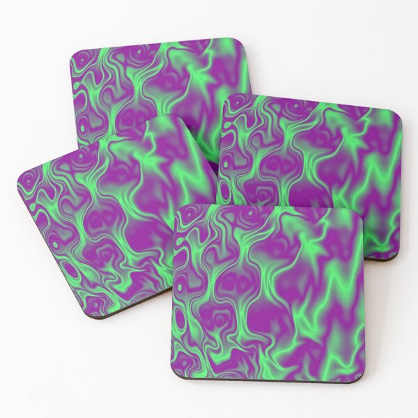 Item preview, Liquid Abstract Gum (Green & Purple) designed and sold by sanduvisuals.