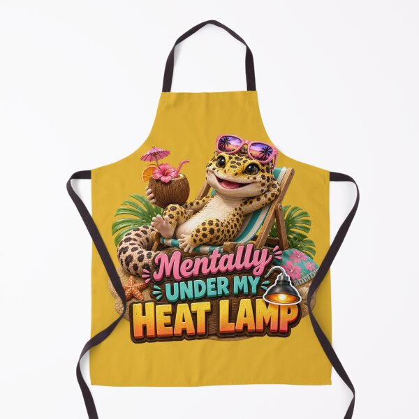 Item preview, Mentally Under My Heat Lamp Leopard Gecko designed and sold by Weirdwildco69.