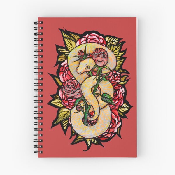 Item preview, Golden Snake with Roses designed and sold by lacychenault.