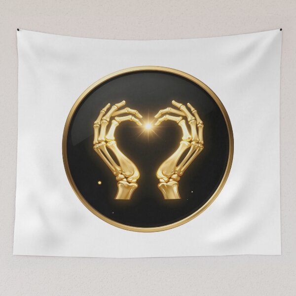 Item preview, Golden X-Ray Heart | Luxury Medical Symbol designed and sold by simaso.