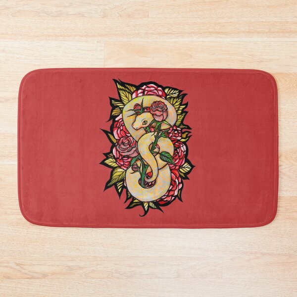 Item preview, Golden Snake with Roses designed and sold by lacychenault.