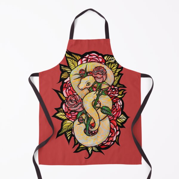 Item preview, Golden Snake with Roses designed and sold by lacychenault.