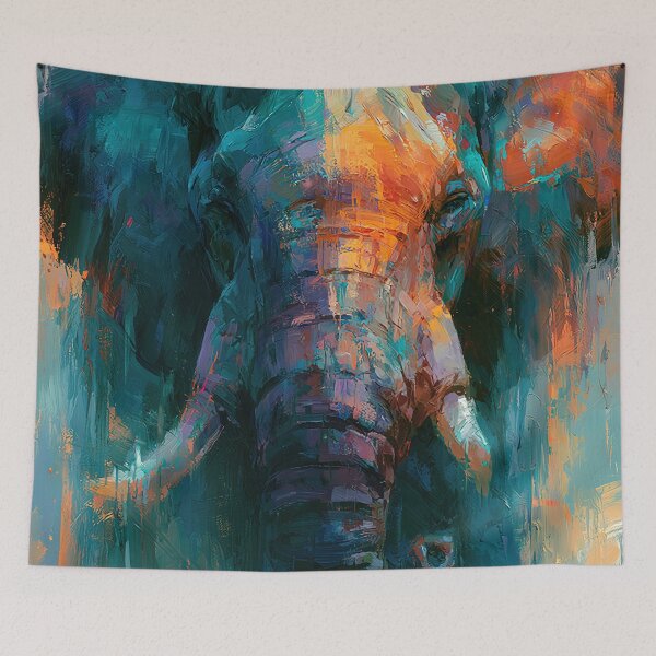 Item preview, Azure Majesty Roars Through Brushstrokes designed and sold by Venon28.