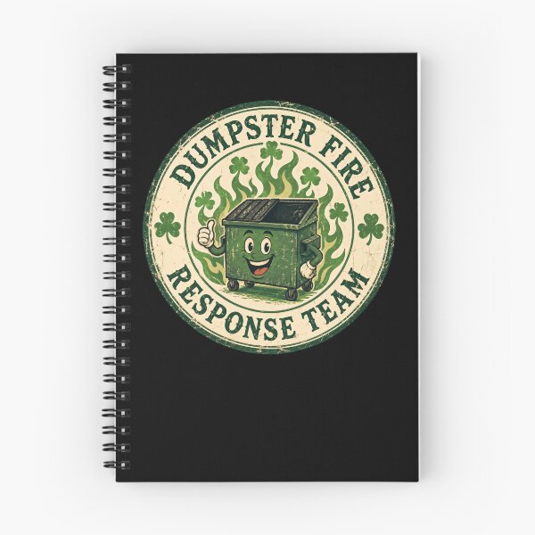 Item preview, Dumpster Fire Response Team St Patricks Day Irish Humor Meme designed and sold by RetroMini2026.