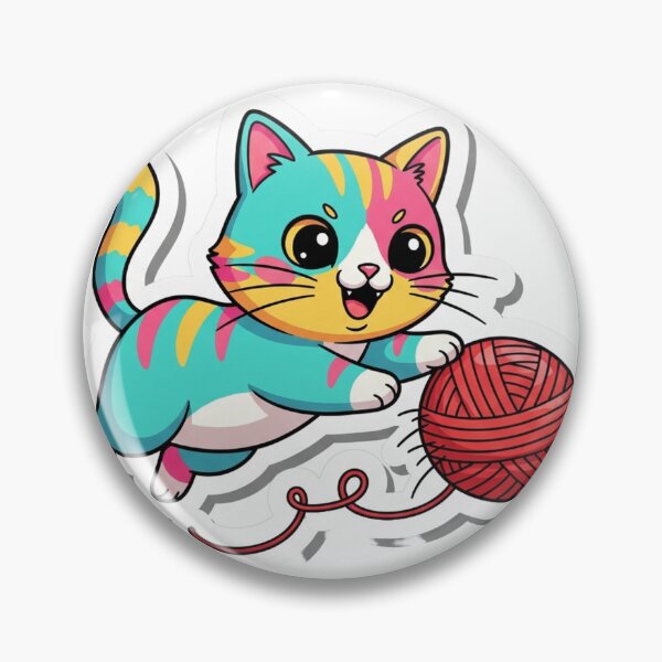 Item preview, Cute cat playing designed and sold by D4NC1G3R.