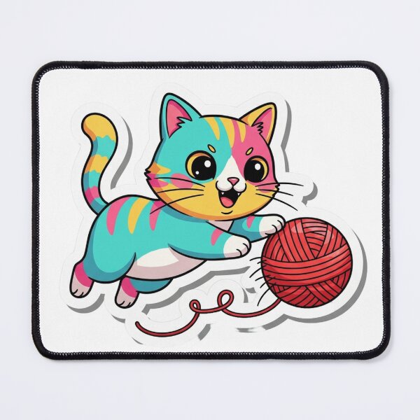 Item preview, Cute cat playing designed and sold by D4NC1G3R®.