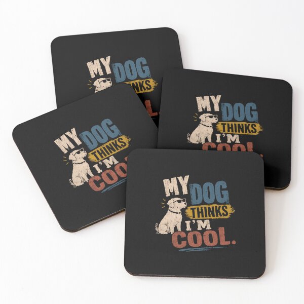 Item preview, My Dog Thinks I'm Cool Dog Owner Pet Lover Gift designed and sold by JonesFlora2025.