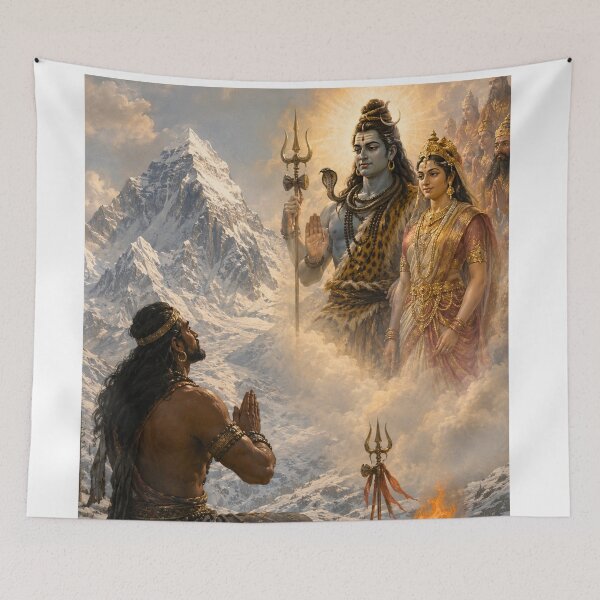 Item preview, Lord Ganesha and Ravana – The Sacred Atma Linga Series designed and sold by Homyar.