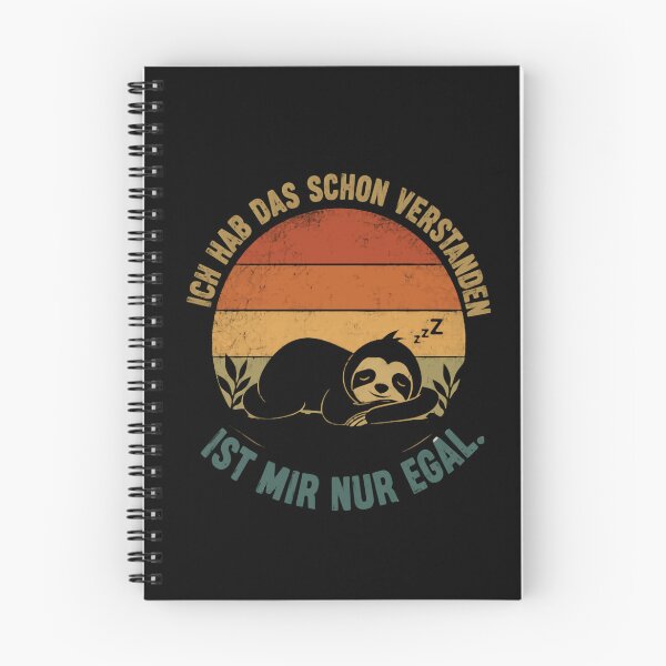 Item preview, Ich Hab Das Schon Verstanden Ist Mir Nur Egal Sloth German Humor Lover designed and sold by RetroMini2026.