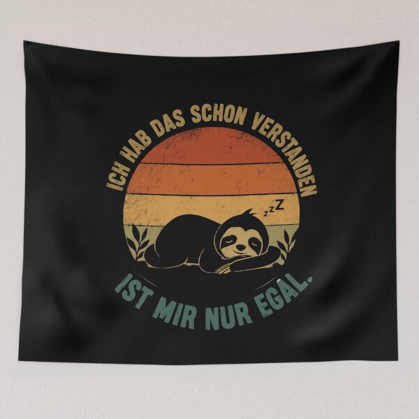 Item preview, Ich Hab Das Schon Verstanden Ist Mir Nur Egal Sloth German Humor Lover designed and sold by RetroMini2026.