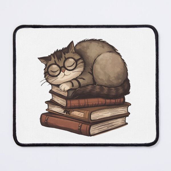 Item preview, Gilded Tales: The Scholar's Napping Feline designed and sold by 77Clover.