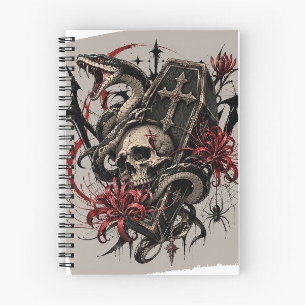 Item preview, Snake Skull Coffin  Design designed and sold by kyrasolis.