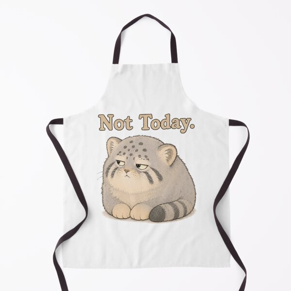 Item preview, Not Today Manul Cat | Cute Pallas's Cat Funny Introvert Animal Design designed and sold by Little Moments Co..