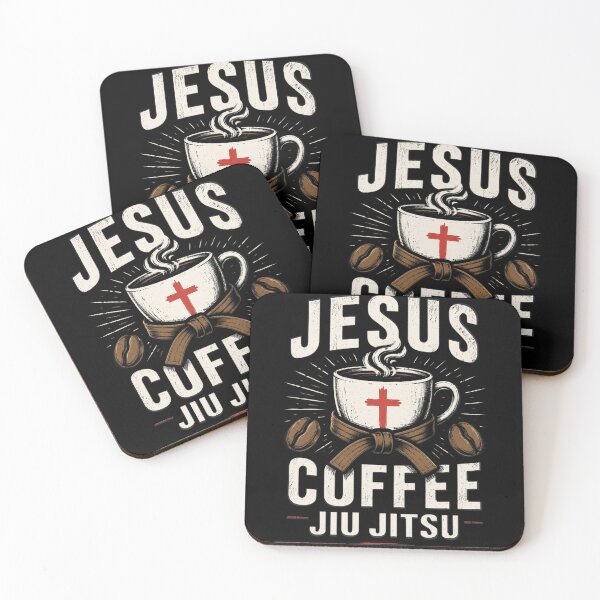 Item preview, Jesus Coffee Jiu Jitsu Christian Faith designed and sold by OlakunleOloroz.