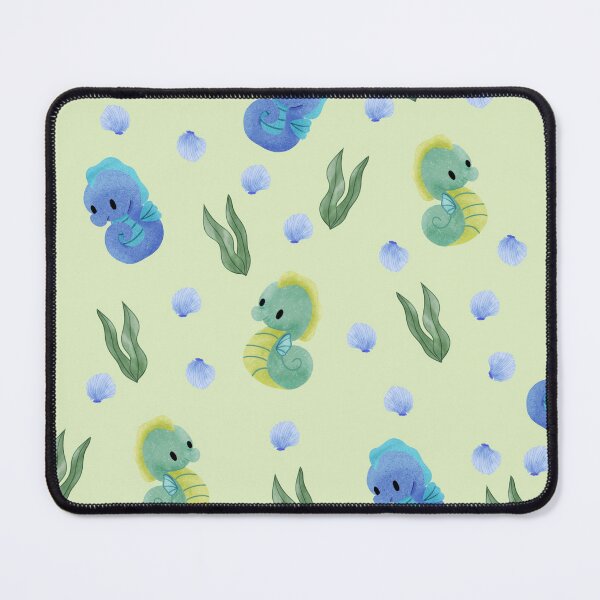 Item preview, Cute Seahorse Seamless Pattern, Pastel Ocean Digital Paper, Watercolour Marine Nursery Fabric Design, Under the Sea Surface Pattern PNG designed and sold by mistywoodstudio.