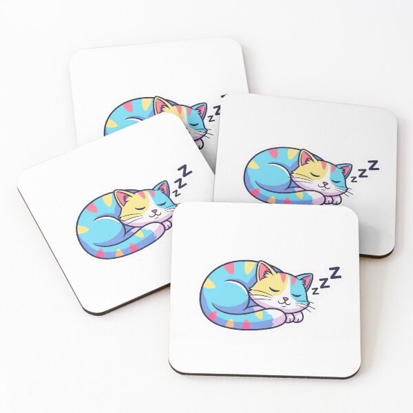 Item preview, Cute sleeping cat designed and sold by D4NC1G3R.