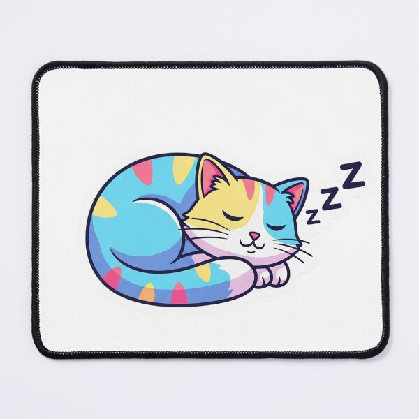 Item preview, Cute sleeping cat designed and sold by D4NC1G3R.