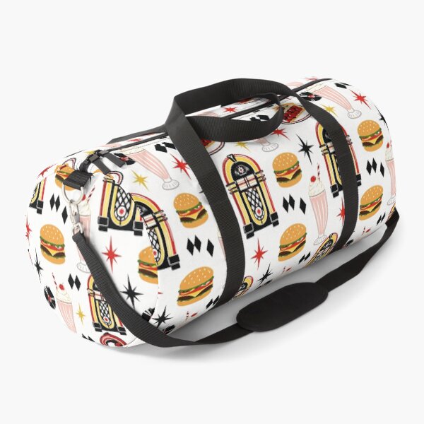 Item preview, Retro Diner Americana Seamless Pattern Print designed and sold by Inkworksbyshery.