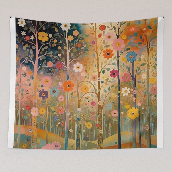 Item preview, Beautiful Flowers Klimt designed and sold by Bliblidotcom.