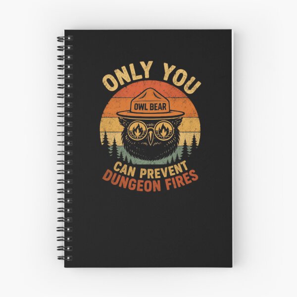 Item preview, Only You Can Prevent Dungeon Fires Owlbear Dungeons And Dragons Gamer Dungeon Master designed and sold by RetroMini2026.