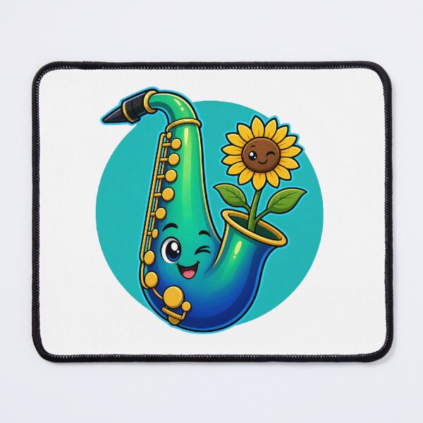 Item preview, Saxophone with Sunflower designed and sold by Void-craft.