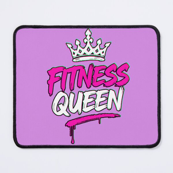 Item preview, Fitness Queen Corona Gym Motivation Pink Grunge designed and sold by AstronautMerch.