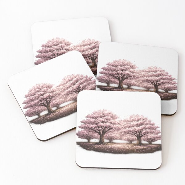 Item preview, Pink Cherry Blossom Tree designed and sold by Moonflower Ink.