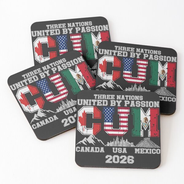 Item preview, Funny Soccer Canada, USA, Mexico Three Nations United By Passion 2026 designed and sold by legendaryskins.