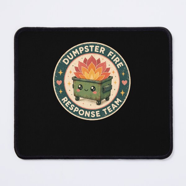 Item preview, Dumpster Fire Response Team Chaos Humor Sarcasm designed and sold by RetroMini2026.