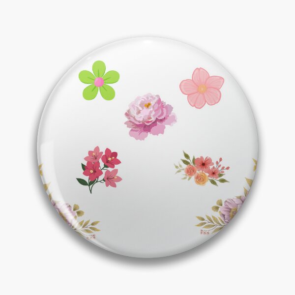 Item preview, Pastel Floral Border and Elements Sticker Pack designed and sold by simranart111.
