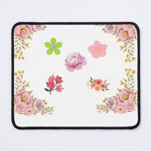 Item preview, Pastel Floral Border and Elements Sticker Pack designed and sold by simranart111.