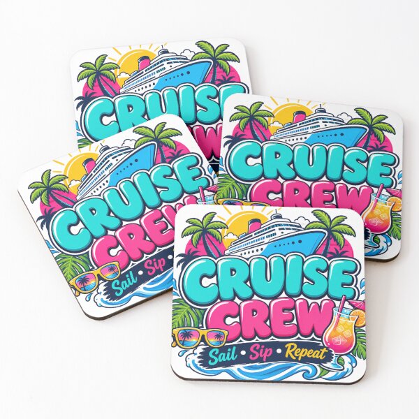 Item preview, Cruise Crew | Sail Sip Repeat | Funny Cruise Vacation Shirt designed and sold by rushaib.