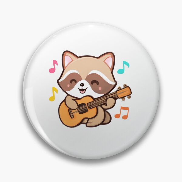 Item preview, Raccoon Guitar Player designed and sold by foryouandyours.