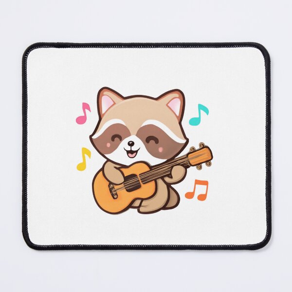 Item preview, Raccoon Guitar Player designed and sold by foryouandyours.