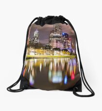 Melbourne icons Drawstring Bag